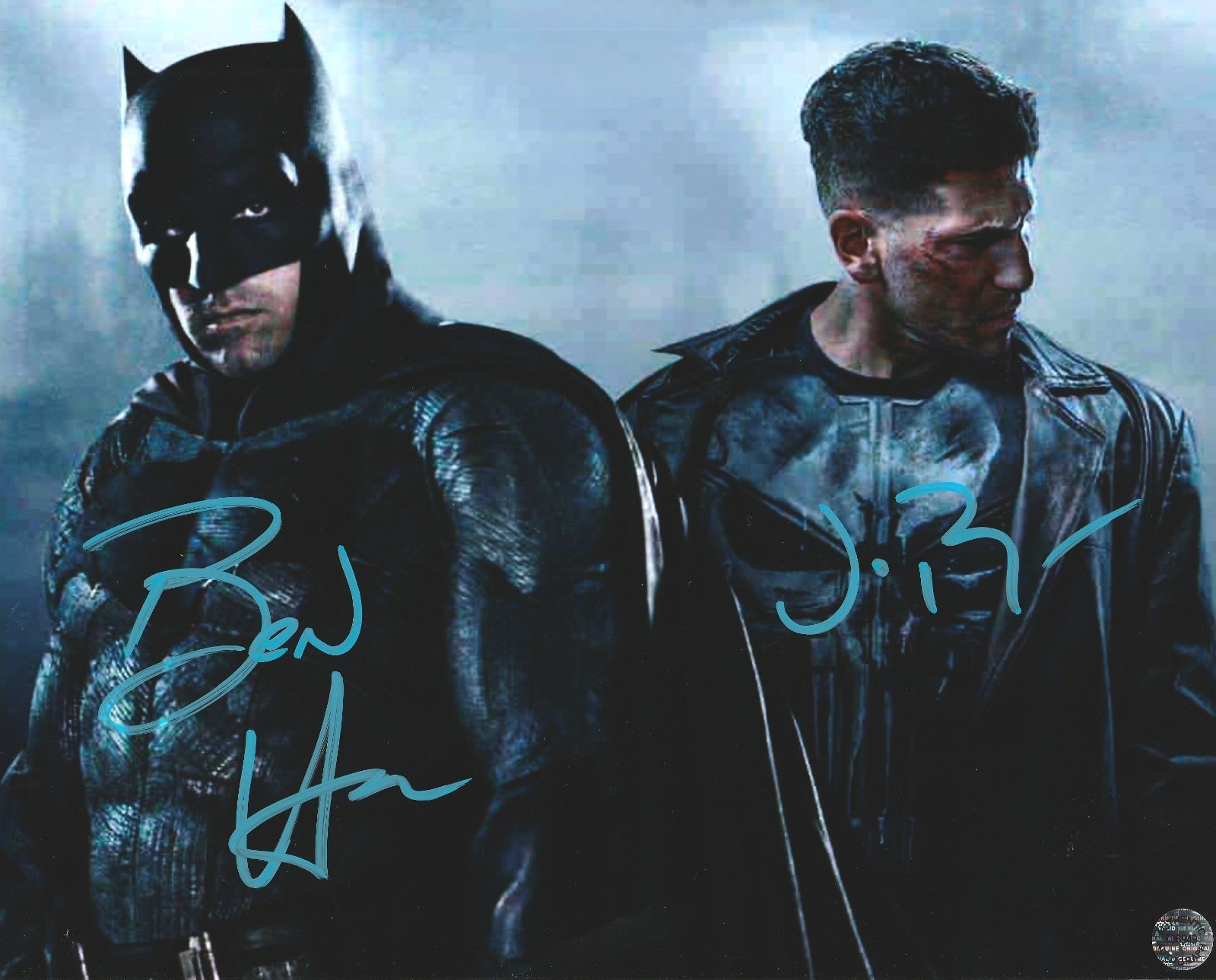 Ben Affleck & Jon Bernthal Signed Autographed 8x10 COA/Matching Hologram