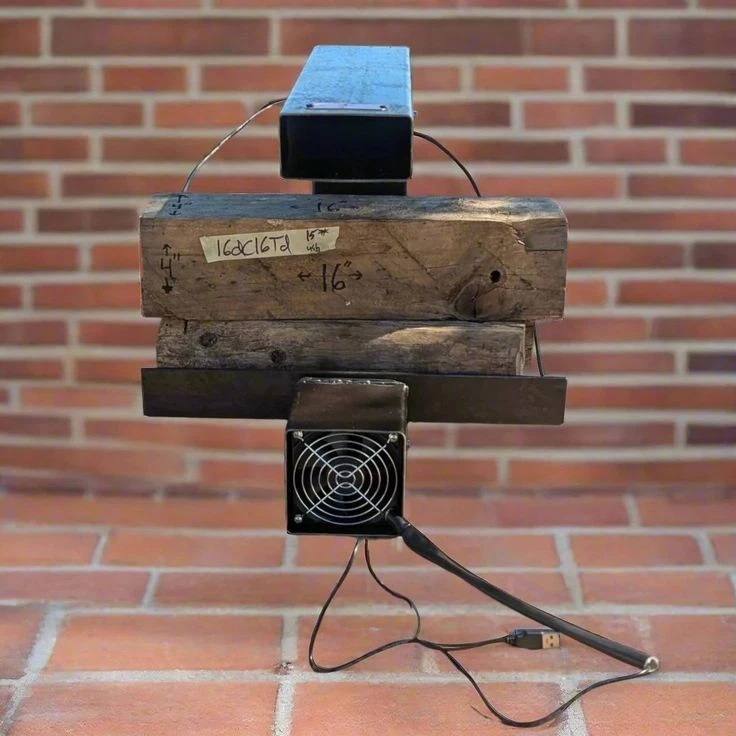 16DC24D Chimenea Rejilla Calentador USB Tubo Soplador Intercambiador de Calor Menos Leña  Foto 3 de 4