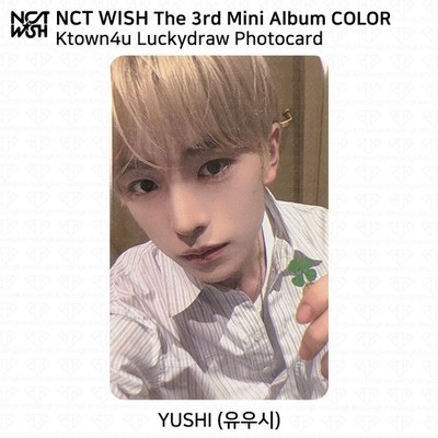 NCT WISH The 3rd Mini Album COLOR Ktown4u Luckydraw Photocard KPOP