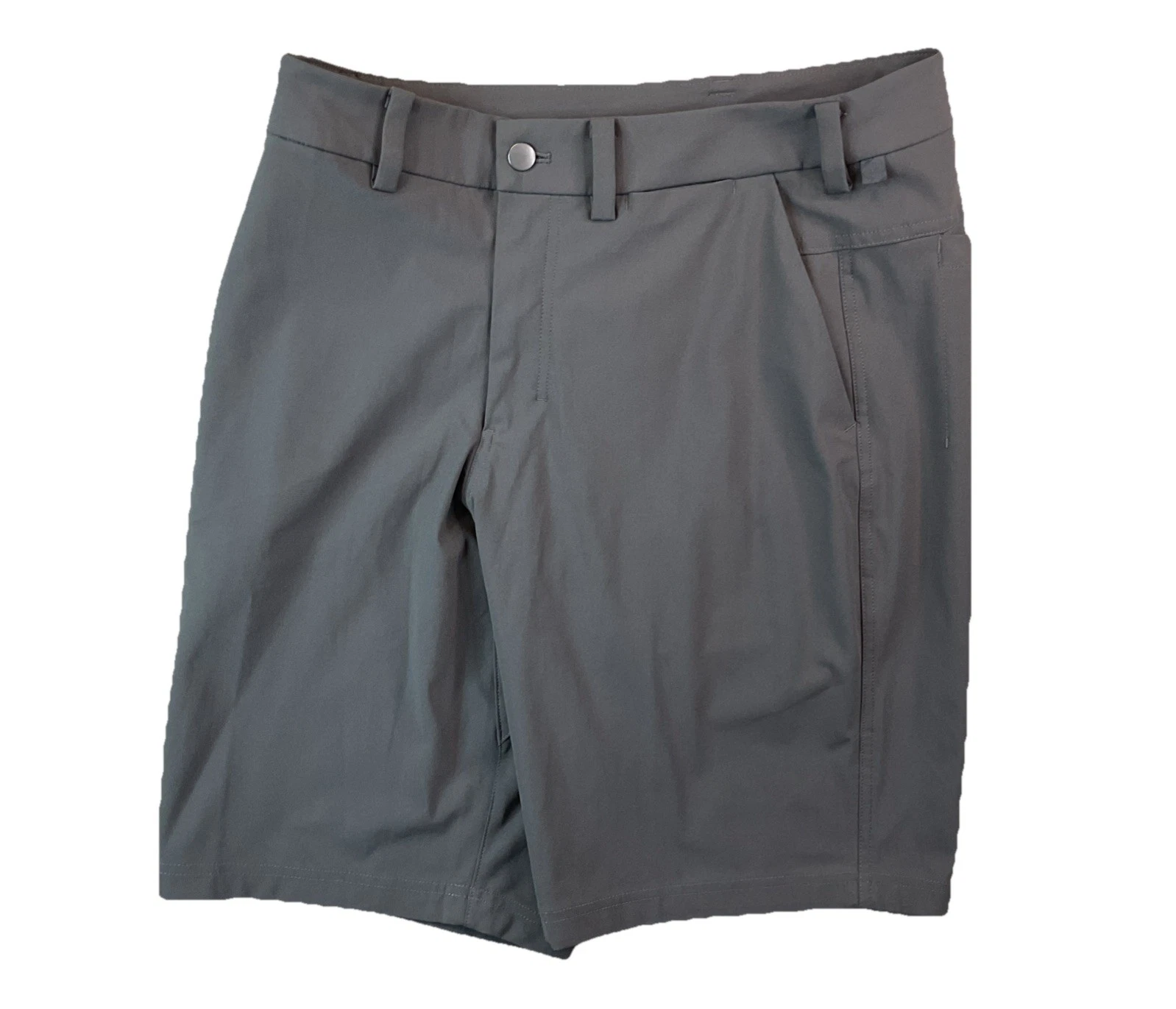 Lululemon The Works ABC Shorts Men 32 Espresso Warpstreme Performance 11" LM7929
