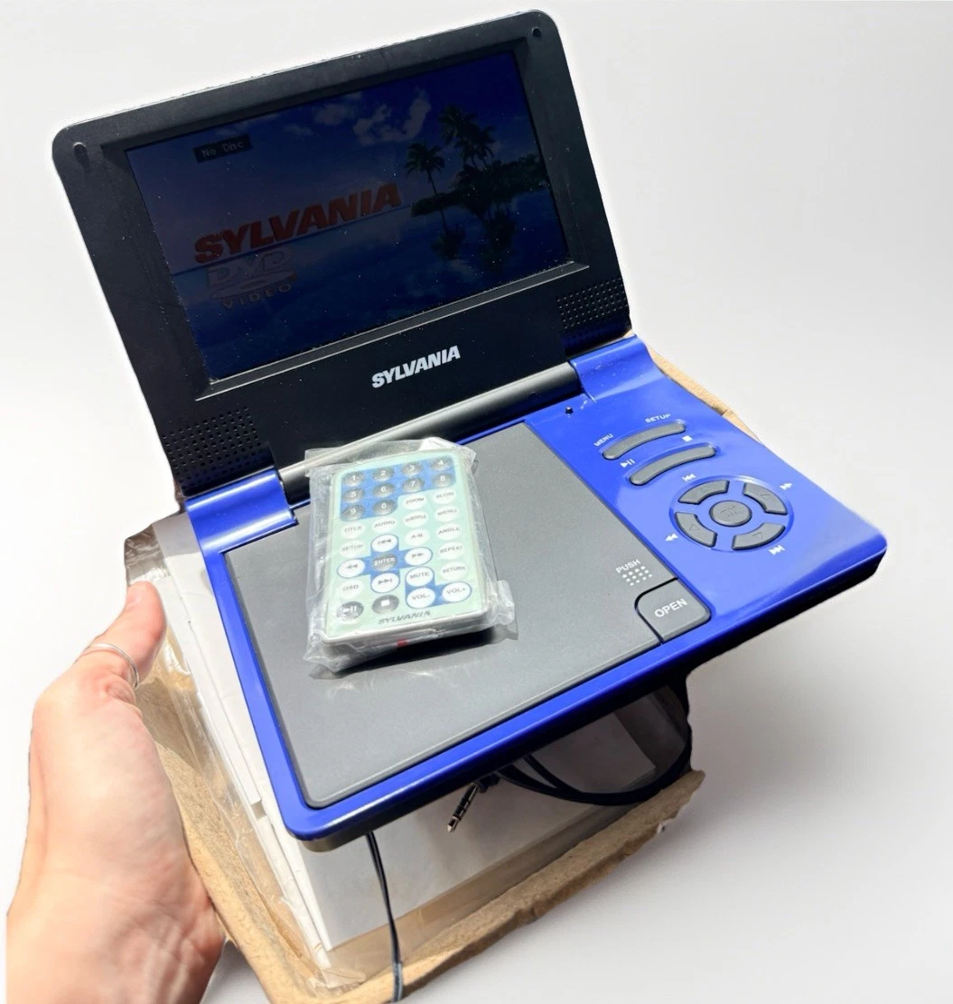 Blue DVD & Blu-ray Players 5.0-7.9 in Screen for sale | eBay