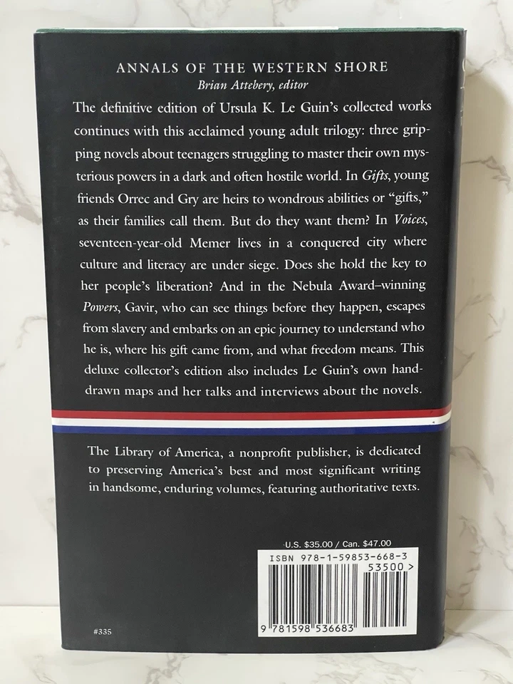 Library of America Ursula K Le Guin Annals Western Shore Gifts Voices Powers HC - Изображение 2 из 4