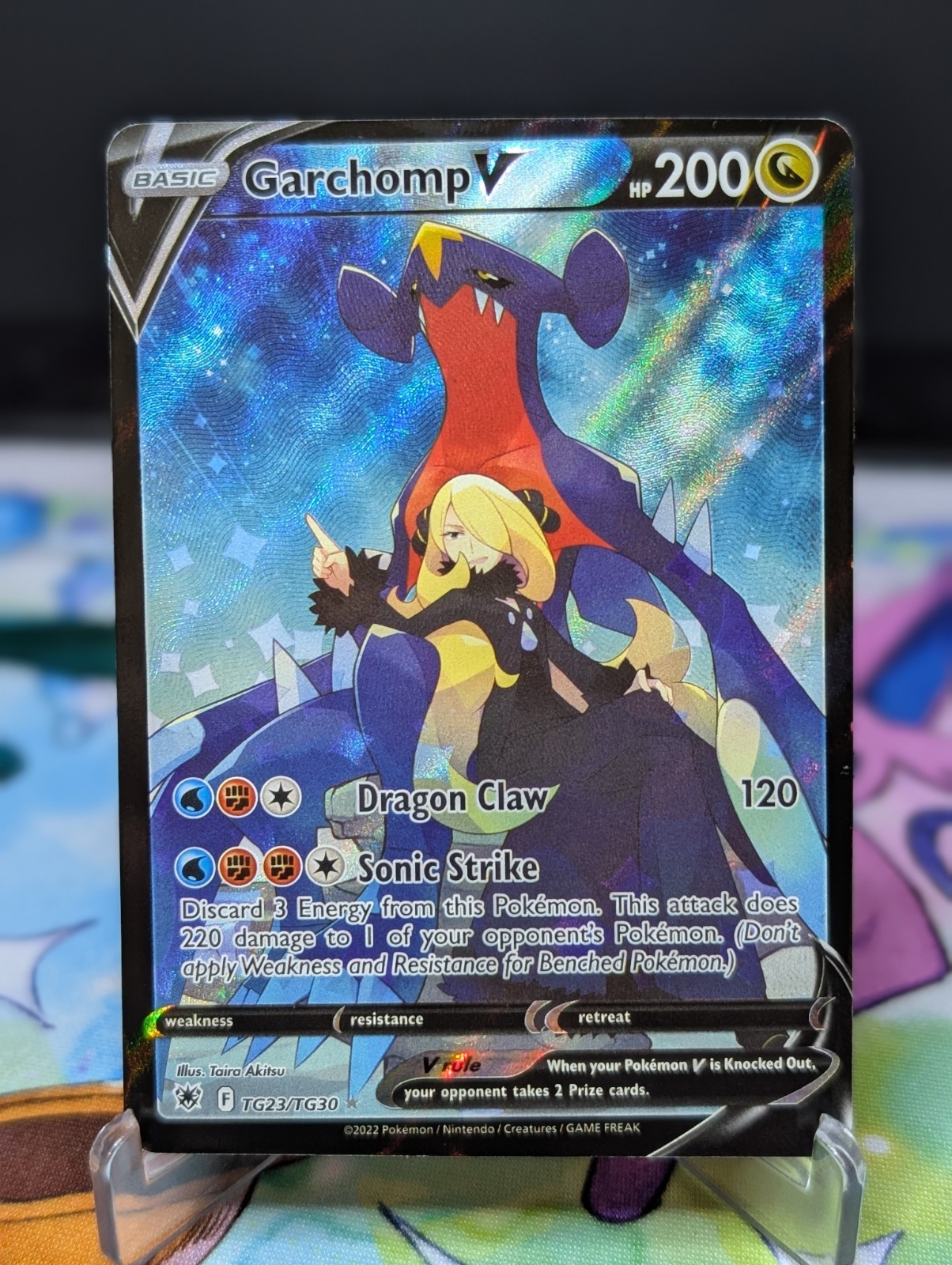 Astral Radiance TG Garchomp V TG23/TG30 Ultra Rare Holo EN Pokemon
