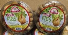 Sun Dried Figs In Plastic Tub 7oz - 198g  Premium Dried Fruit  2 Pack Offer
