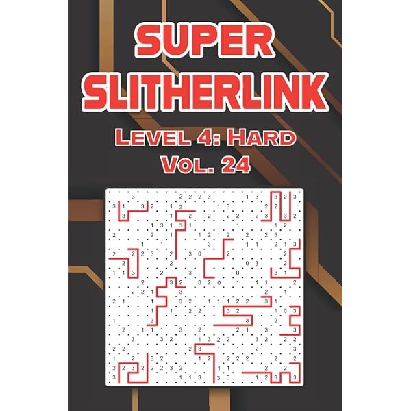 Super Slitherlink Level 4: Hard Vol. 24: Play Slitherlink With Solutions Har FS