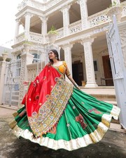 Navratri lehanga chaniya choli indian traditional garba night gujrati lehanga