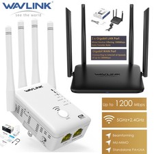 WiFi Range Extender Repeater Wireless Amplifier Router Signal Booster 1200Mbps