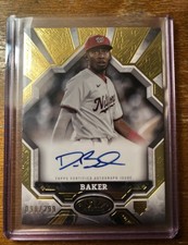 2025 Topps Tier One Darren Baker Break Out Auto /299 #BOA-DB ROOKIE Nationals