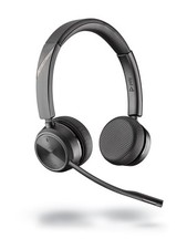 POLY SAVI 7220 Office - Kopfhörer Kabellos Headset DECT Schwarz USB