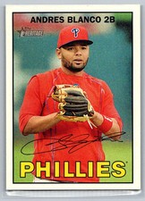 Andres Blanco 2016 Topps Heritage Philadelphia Phillies 377