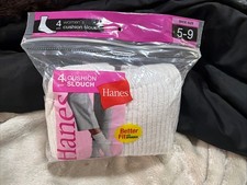 4 pair vintage hanes her way Slouch Socks Made In USA Size 5-9 USA 2007 SEALED