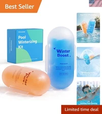 Effortless 3 in 1 Winter Kit for Above Ground Pools - Say Goodbye to Green Water