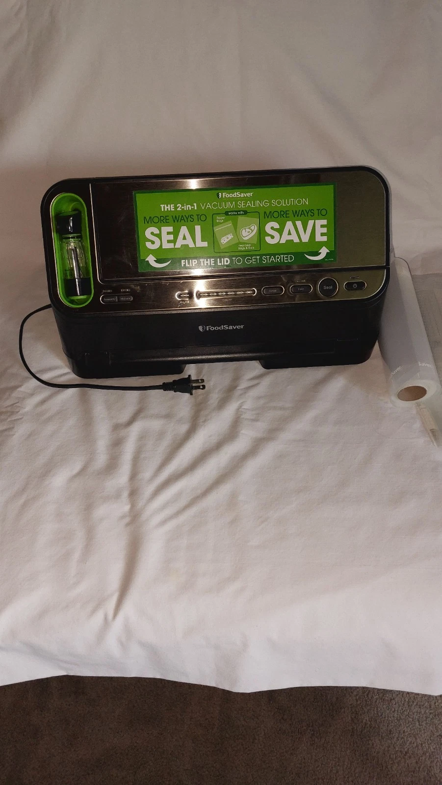 FoodSaver V4440 2 in 1 Vacuum Sealing Solution Food Bag Sealer Rarely Used EXC
