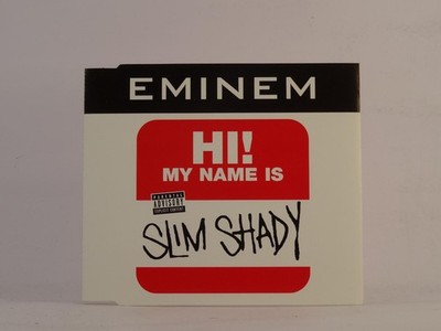 EMINEM HI! MY NAME IS SLIM SHADY (I56) 3 Track CD Single including Picture Sleev