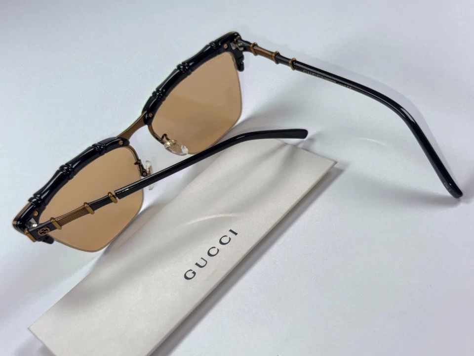 Gucci GG0660S 002 Women’s Black/Yellow Frame Yellow Lens Fashion Sunglasses - Image 4 of 4