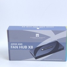 ARGB Fan HUB Controller Support 8 Groups of Fans, 8-Port 4 Pin PC Fan