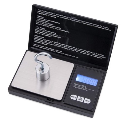 Digitale Taschenwaage Feinwaage 500g 0,01g tragbar Schmuck Gold Münzen