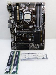 CPU-i7-4770k+Z87-S01 マザーボード+ DDR3-16GB 送料無料] LGA1150マザーボード Z87-S01+CPU i7-4770K+メモリDDR3 16GB