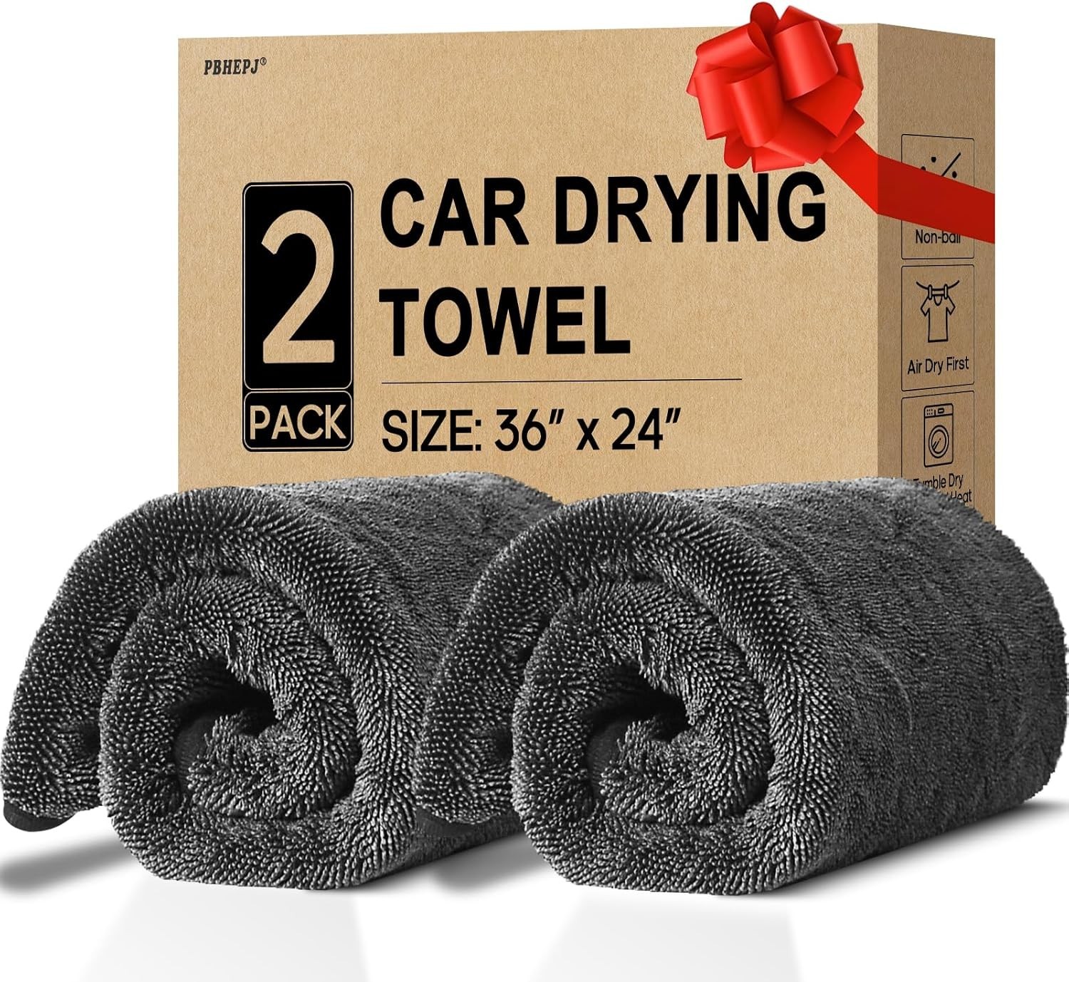 2 Pack Microfiber Towels (36
