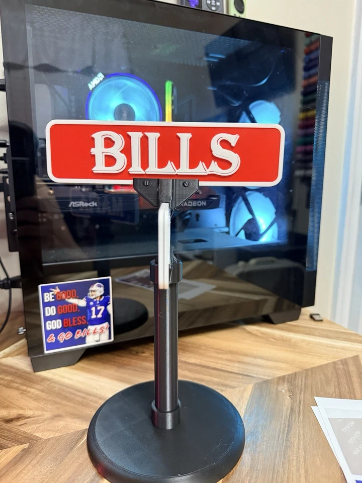 Letrero de calle Buffalo Bills impreso en 3D - Bills Mafia. Fútbol americano NFL Foto 4 de 4