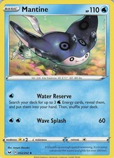 Mantine Uncommon SWSH01: Sword  Shield Base Set 052/202 LP