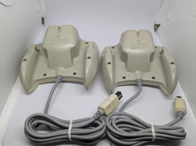 Sega Dreamcast Official White/Grey Controller HKT-7700 Lot Of 2 OEM Tested Pair