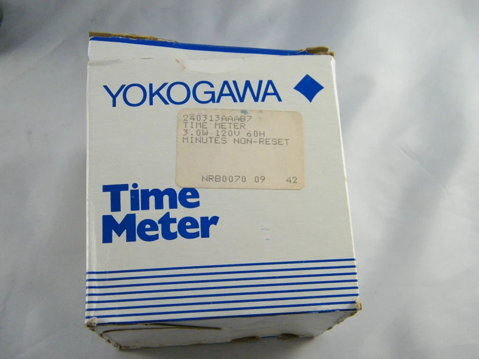 NEW ~ YOKOGAWA ~ NON-RESET TIME METER ~ PART 240313AAAB7 120V ~ 3W ~ 60HZ - Image 3 of 4