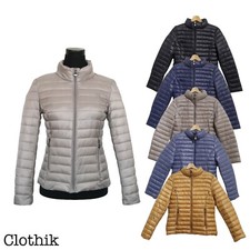 PIUMINO DONNA 100 grammi giubbotto corto avvitato giacca giaccone slim fit