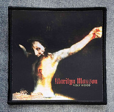 Marilyn Manson Holy Wood Sublimated Printed Patch Brian Metal Singer Band Logo