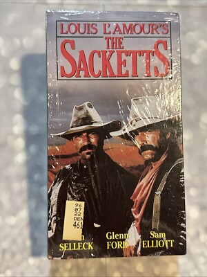 LOUIS L AMOUR S The Sacketts (2-VHS 1990) NEW SEALED
