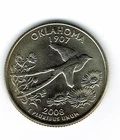 2008-D 50 State Quarters Oklahoma — photo from another recent sale