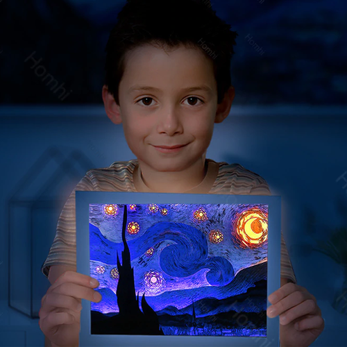 The Starry Night Lamp Van Gogh Night 