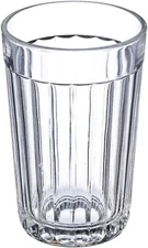 Russian Traditional Granyoniy Paneled Hot Tea Glass, 7 oz