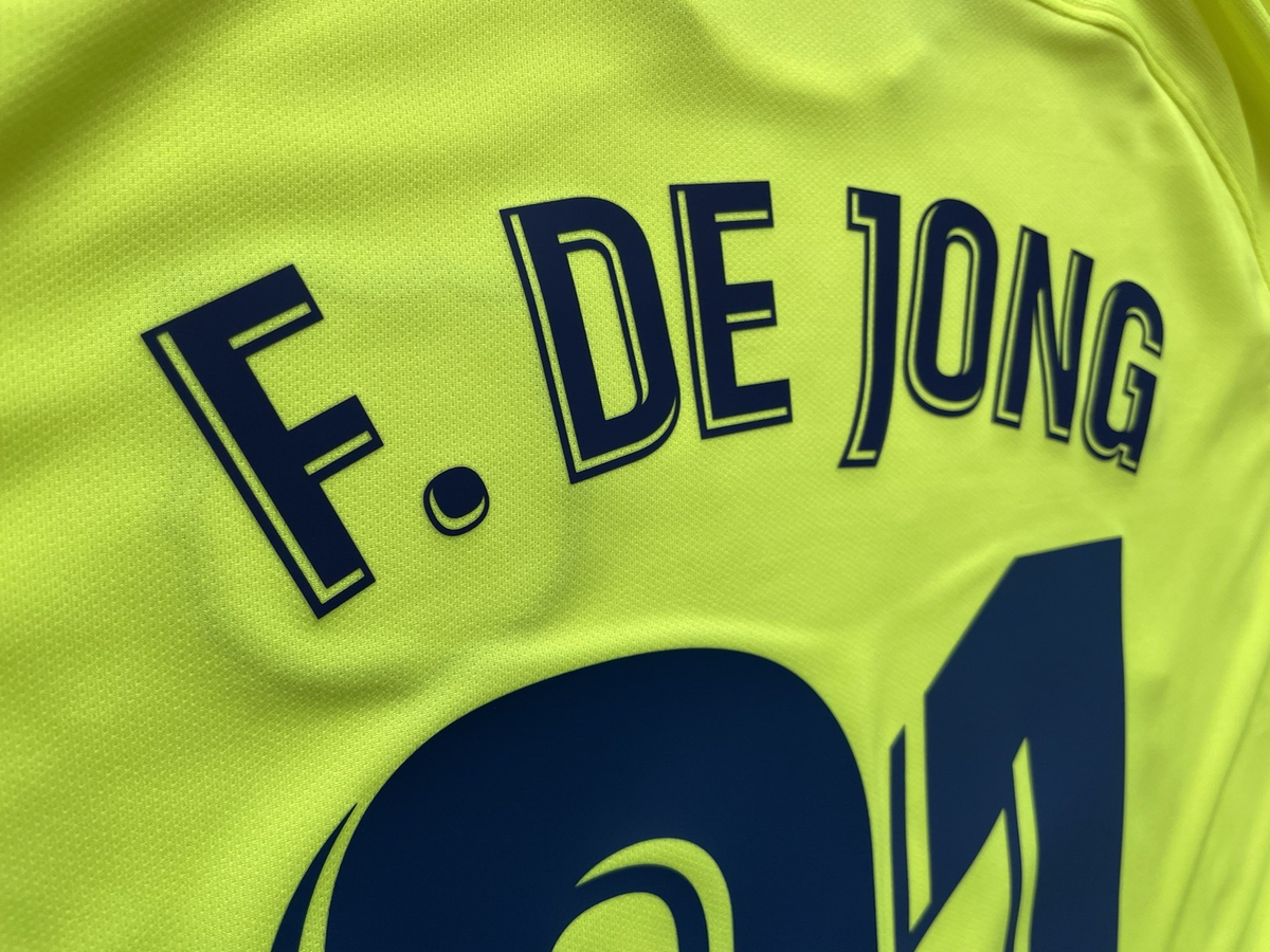 2018/19 Barcelona Away Jersey #21 F. DE JONG Small Nike Soccer
