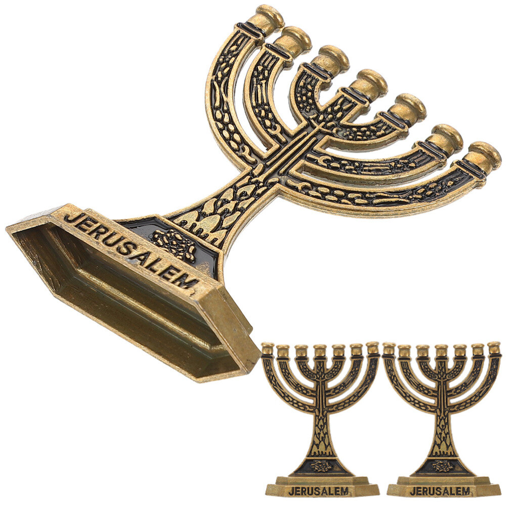 SiebenLochKerzenständer Vintage Religion Zuhause Menora eBay