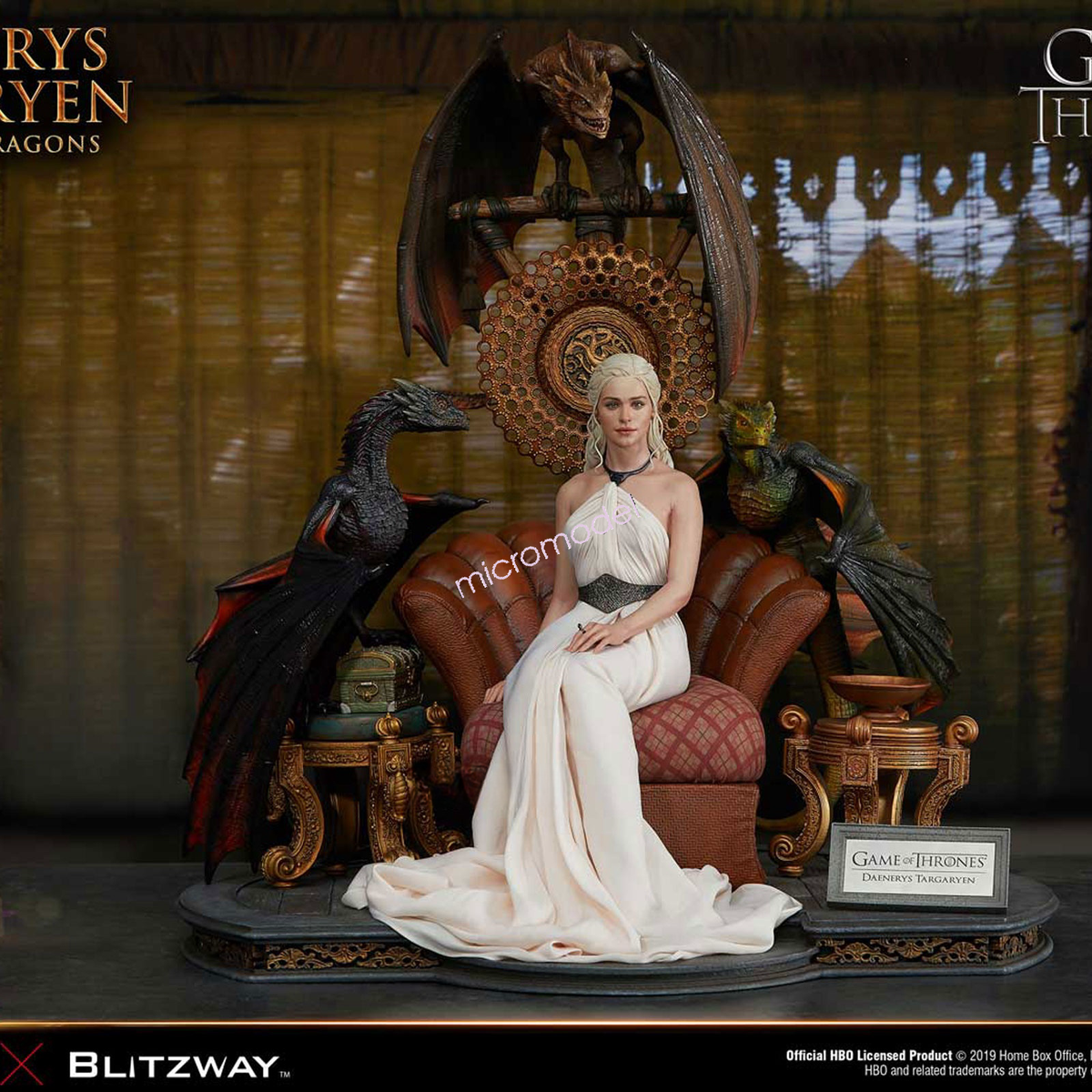 Prime 1 Studio × Blitzway Daenerys Targaryen 1/4 Statue Figure