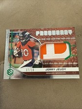 2020 Elements Jerry Jeudy Rookie Frequency Patch Green /10