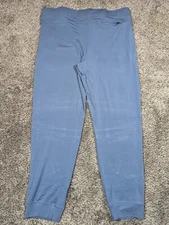 Cozy Earth Joggers 2XL Blue Stretch Knit Bamboo Pajama Pants Quiet Luxury NEW