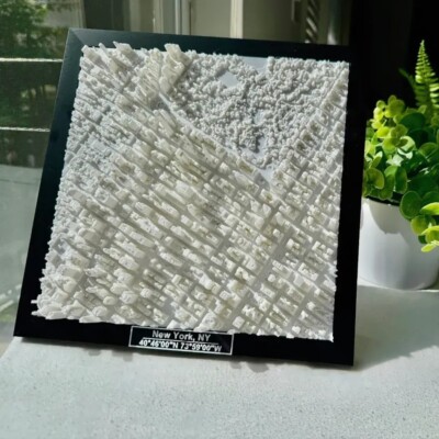 New York Modern Art 3D City Model | 10''x10''