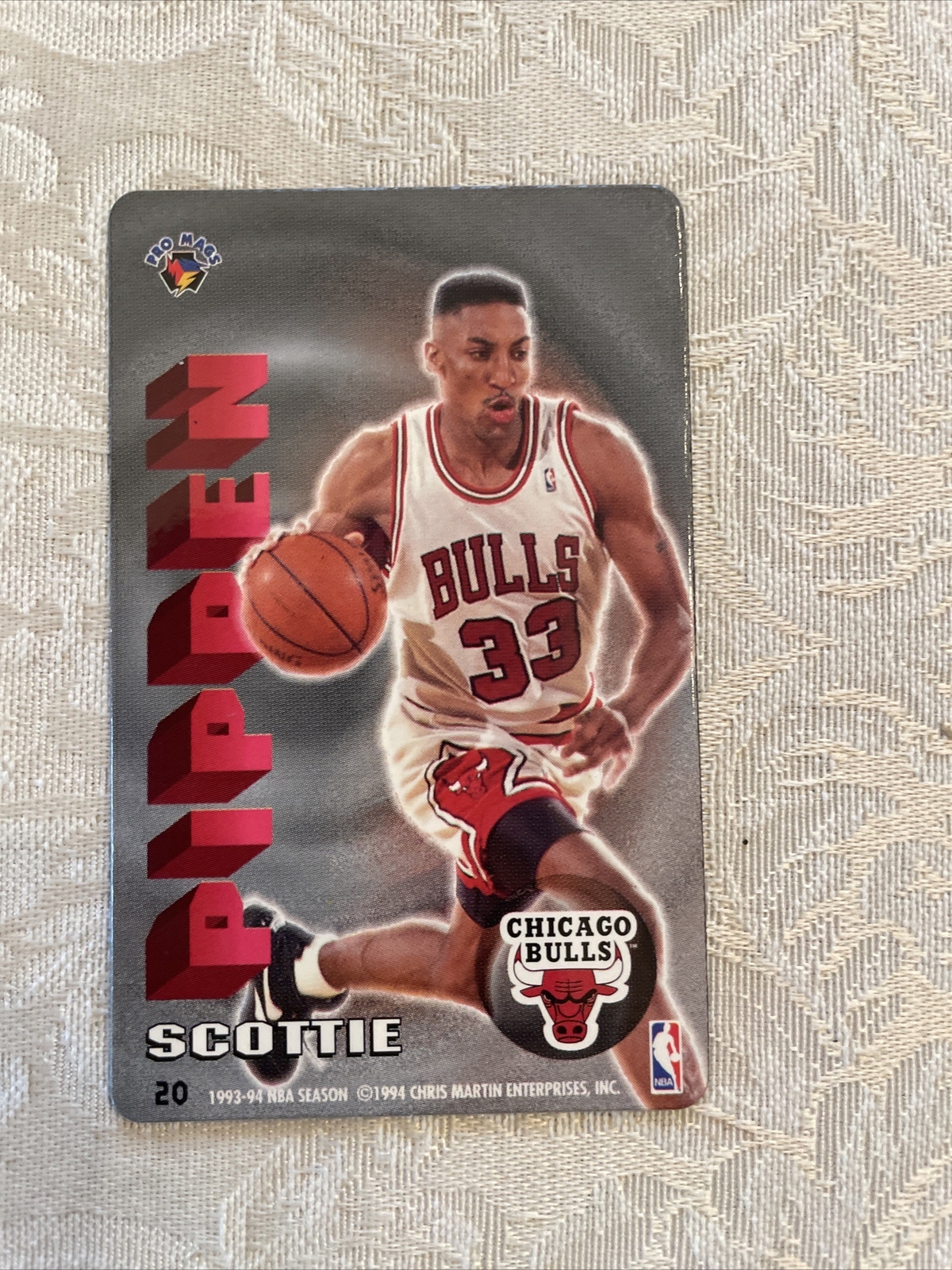 19931994 (5) NBA Pro Basketball Cards Pippen, Walters, Del