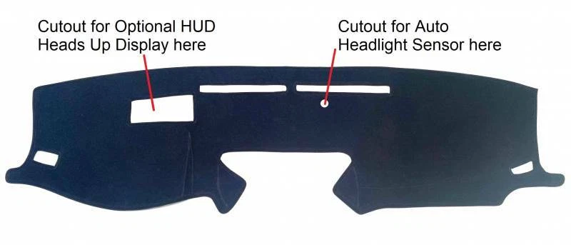 Custom Fit Dash Cover for Lexus LX570 2016 - 2022 - Pick Color DashBoard 38-198 Foto 2 de 4