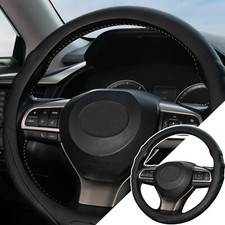 Car Silicone Steering Wheel Glove Cover Universal Massage Auto Anti-slip Leather