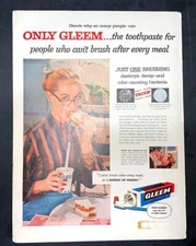 Life Magazine Ad GLEEM Toothpaste 1956 AD Cover June 4, 1956