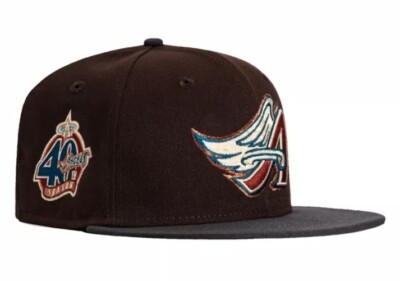 Los Ángeles Angels Graphite Brown HatClub Holidays Drop New Era