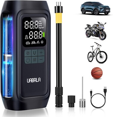 Tire Inflator Portable Air Compressor, Cordless Portable Tire Inflator Electric 