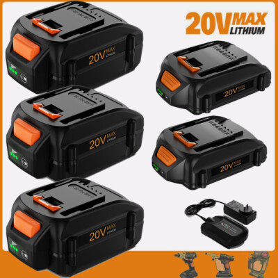 4X~1X 8.0Ah Battery For WORX WA3520 20V MAX Extend Lithium WA3525 WA3575 Tools