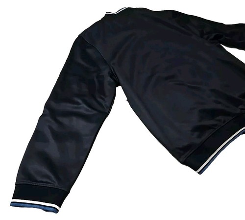 "New" Ben Sherman Jacket Navy Blue Rib Collar Trim Snap Front Pockets - Size: S - Picture 9 of 14