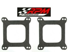 Pair Holley Edelbrock Carb Base Flange Gasket Open Carburetor 4 Barrel 4150 G2