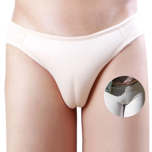 Ladies Camel Toe Seamless Panty CONTROL GAFF Panties Vagina Underwear Crossdress - Picture 1 of 15