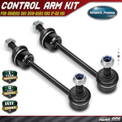 2x Rear LH & RH Stabilizer Sway Bar Link for Genesis G80 2018-2020 G90 Kia K900